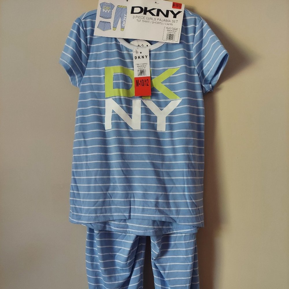 Brand new Girls DKNY 3 piece pajama set